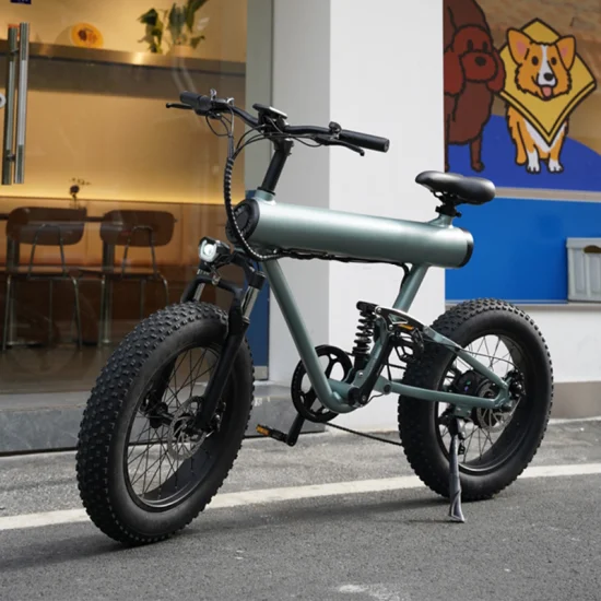 제조업체 10ah 48V 500W E-자전거를 갖춘 새로운 디자인 뚱뚱한 타이어 Ebike